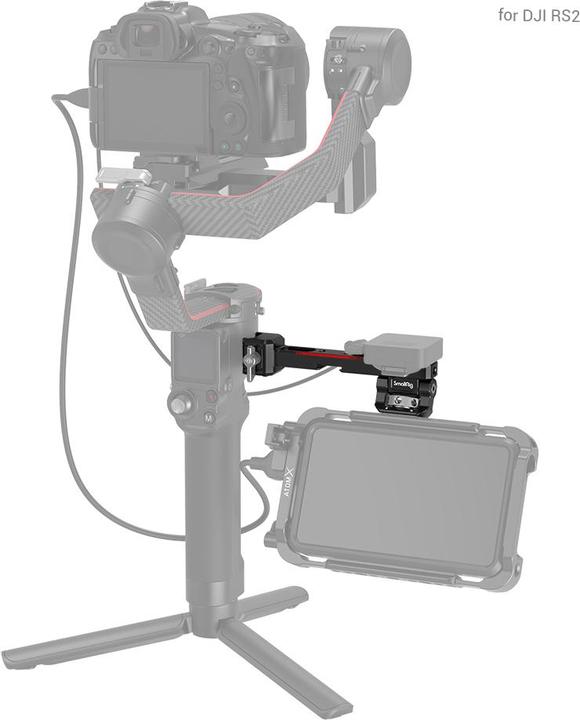 Immagine prodotto SmallRig Supporto per monitor con morsetto NATO (Attacco cardanico)
