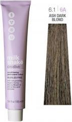 Produktbild Milk_Shake Milk Shake Creative - farba do włosów 100ml, pełna paleta kolorów - 6,1 | 6A || Ciemny Popielaty (6A, Ciemny Popielaty Blond, 6,1)