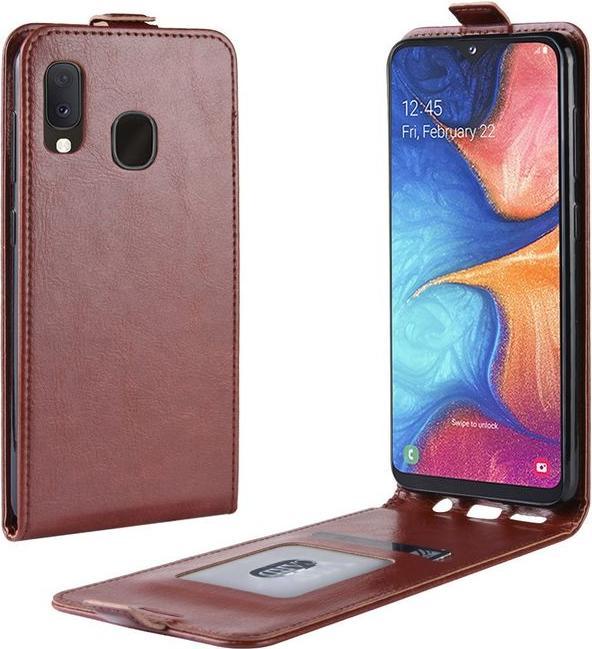 Actual product image MU Classic Leather flip case cover (Samsung Galaxy A20e)