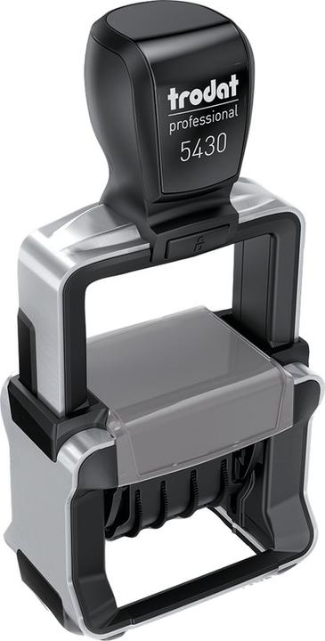 Actual product image Trodat Date stamp with texts