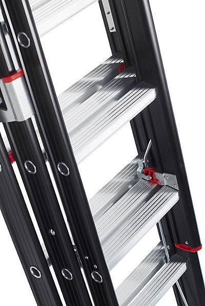 Immagine prodotto Altrex Scala multiuso NEVADA, 3 elementi, nero, 3 x 12 pioli. (Scaletta multiuso, 216 cm)