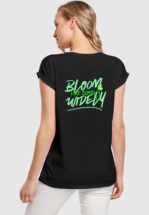 Produktbild Merchcode Ladies Never Too Late Extended Shoulder Tee - 111665 (S)
