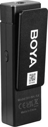 Actual product image Boya BY-W4 Wireless Microphone for Smartphone