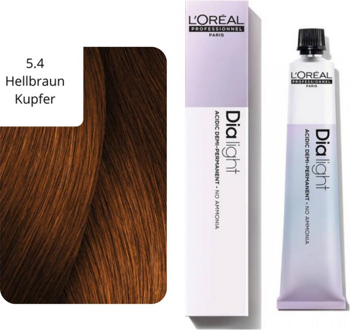 Image du produit L'Oréal Professionnel Dia Light (5.4 cuivre brun clair)