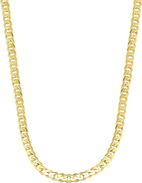 Image du produit Candy Collier de Panzer Hemera 4.9 mm, argent sterling 925, plaqué or (Plaqué or 18k, Argent sterling 925, Argent massif de 925, 60 cm)
