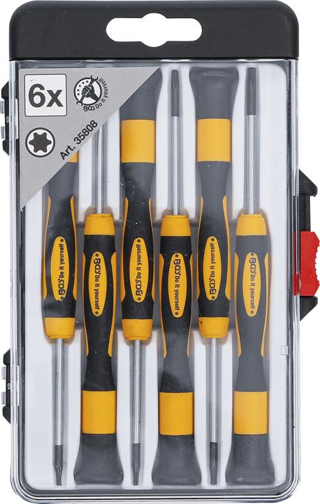 Actual product image BGS Precision Screwdriver Set T-Star (for Torx) 6 pcs. (T-section)