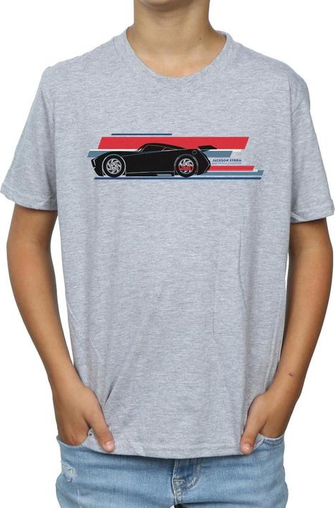 Image du produit Disney - T-shirt CARS JACKSON STORM STRIPES - Garçon (152, 158)