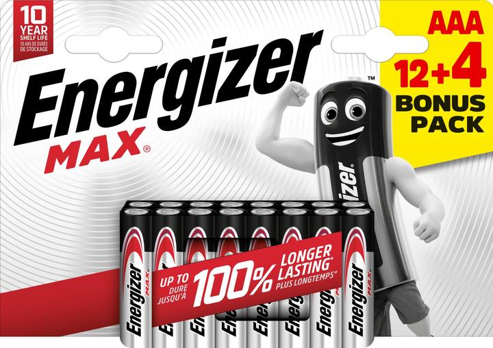 Produktbild Energizer Max Alkaline (16 Stk., AAA)
