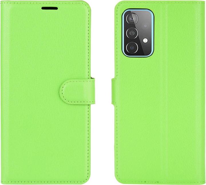 Actual product image Cover-Discount Galaxy A52 - Leather case cover green (Samsung Galaxy A52)