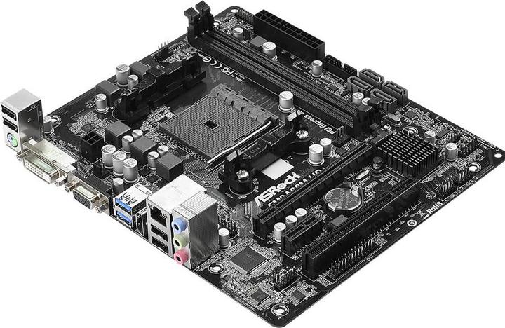 Produktbild AsRock FM2A68M-HD+ (FM2+, FM2, AMD A68, uATX)