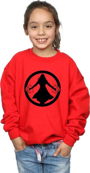 Actual product image Girls Scarlet Witch Symbol Sweatshirt (152, 158)