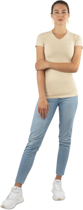 Actual product image Normani Figure-hugging V-neck T-shirt Siena - 8691 (L)