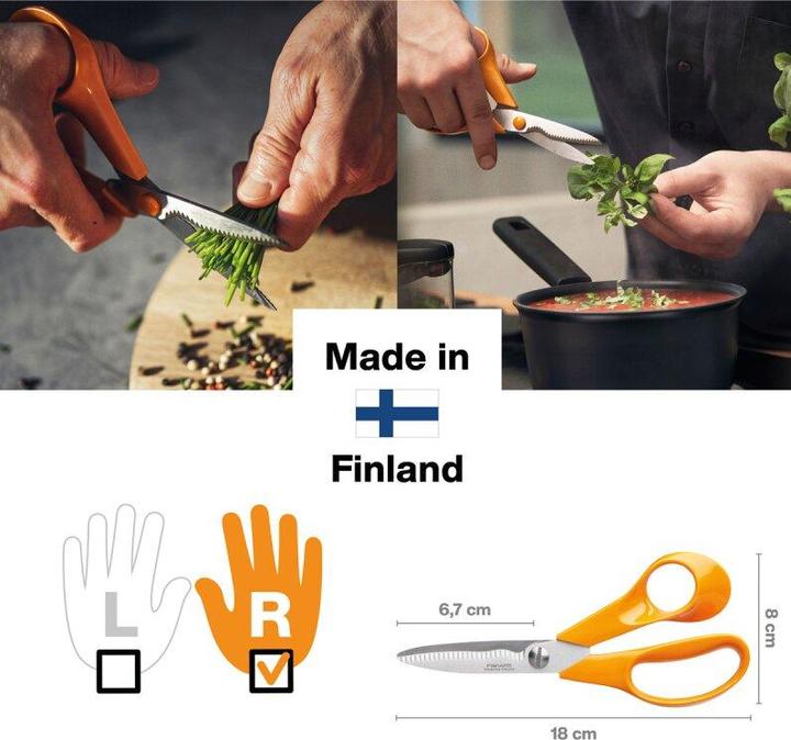 Immagine prodotto Fiskars Forbici da cucina, 18cm (18 cm)
