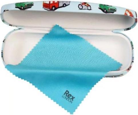Actual product image Rex London Glasses case and cleaning cloth road trip (Multilingual)