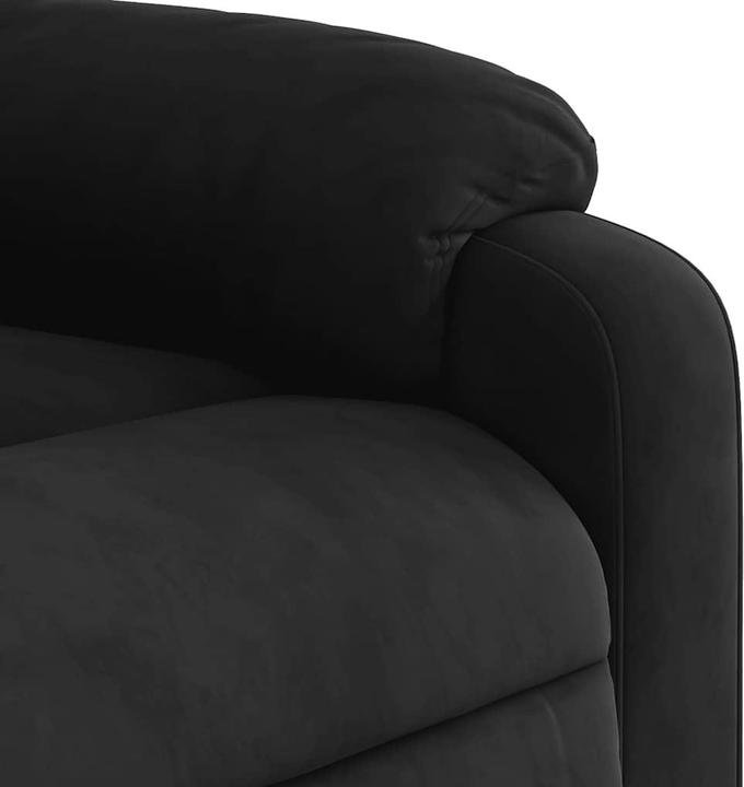 Produktbild VidaXL Massagesessel Schwarz Mikrofasergewebe,Farbe