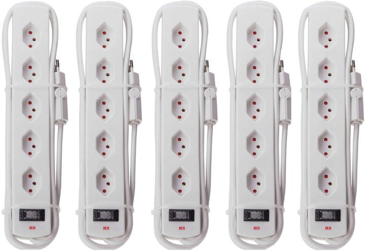 Produktbild Max Hauri Safety Line 5er Set mit Schalter (5 x, Typ 13, 2 m)