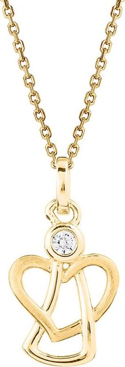 Xenox Collier ange gardien Power Tower (Argent 925, Avec pierre(s), 40 cm)