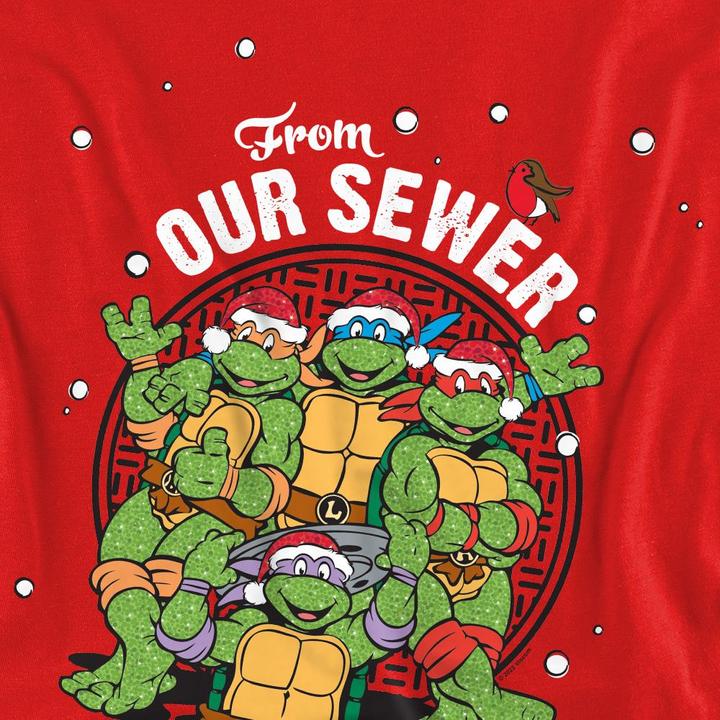 Produktbild Teenage Mutant NT Merry Christmas From Our Sewer Sweatshirt (XL)