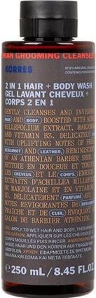 Actual product image Korres Athenian Grooming 2 In 1 Hair & Body Wash 250ml (250 ml)