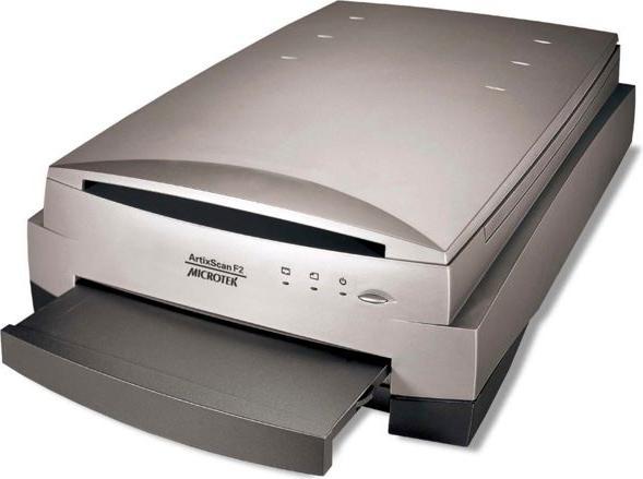 Actual product image Microtek Scanner ArtixScan F2 Studio Silver Flatbed Scanner (USB)
