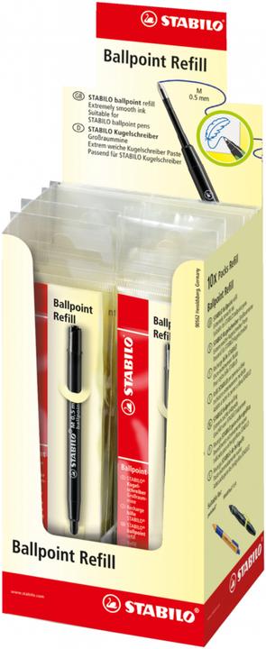 Actual product image STABILO Ballpoint Refill (Refill, Black, 0.50 mm)