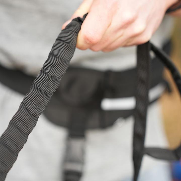 Image du produit Hermex Laisse Jogging Ceinture abdominale Ceinture pour chien Flexible Élastique Bungee (128, Chien, Jogging)
