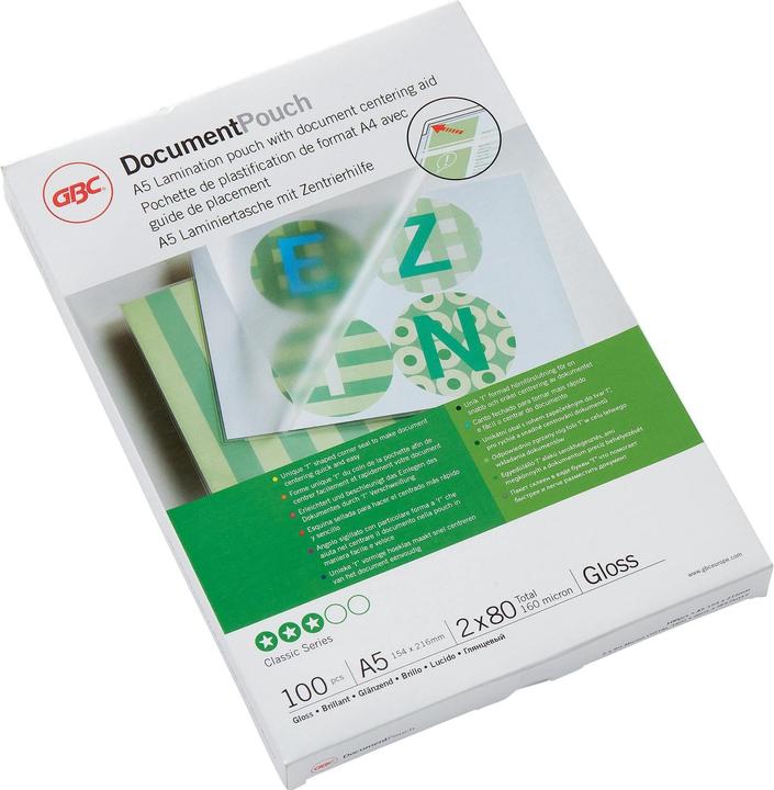 Actual product image GBC Premium quality laminating films (A5, 100 Piece, 80 µm)