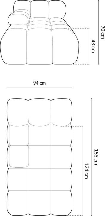 Actual product image Micadoni Bellis (Chaise longue)