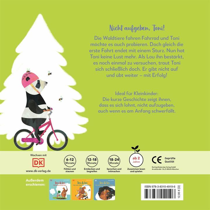 Produktbild Toni & Lou. Toni lernt Rad fahren (Deutsch)