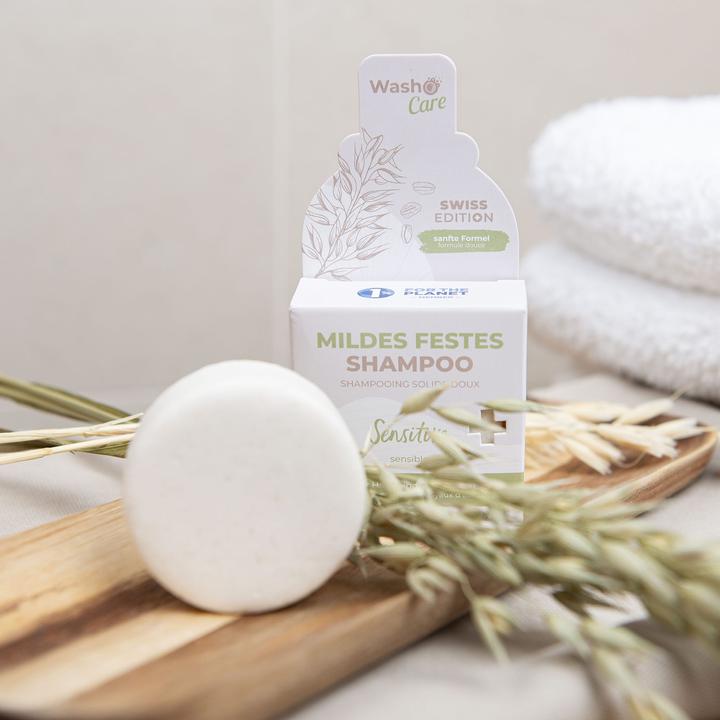 Produktbild Washo Swiss Edition Mildes Festes Shampoo Sensitive (200 ml, Festes Shampoo)