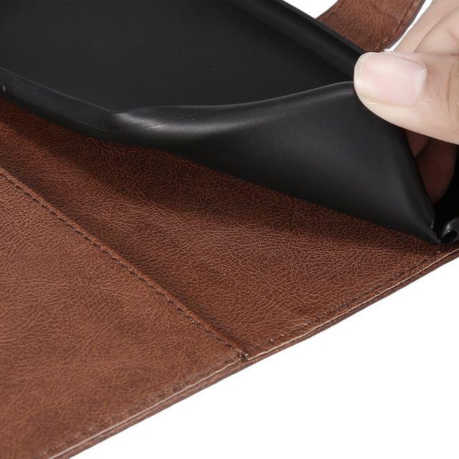 Productafbeelding MU Classic Klassieke IV Lederen Boekomslag serie (Samsung Galaxy A73 5G)