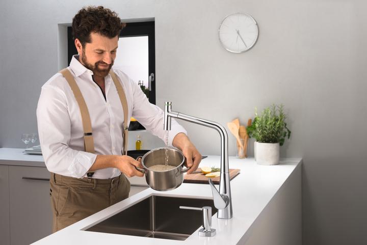 Image du produit hansgrohe Metris Select M71 Mitigeur d'évier 320 (chromé)