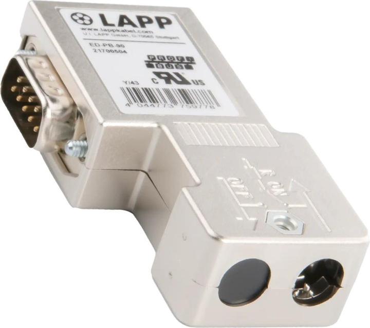 Produktbild Lapp kabel EPIC® Data PROFIBUS Steckverbinder mit Schraubanschluss EPIC® ED-PB-90-S Inhalt: 1 St.
