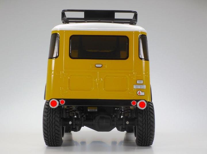 Actual product image Tamiya 1/10 RC Toyota Land Cruiser 40 Yellow Painted Body (CC-02) (Kit)