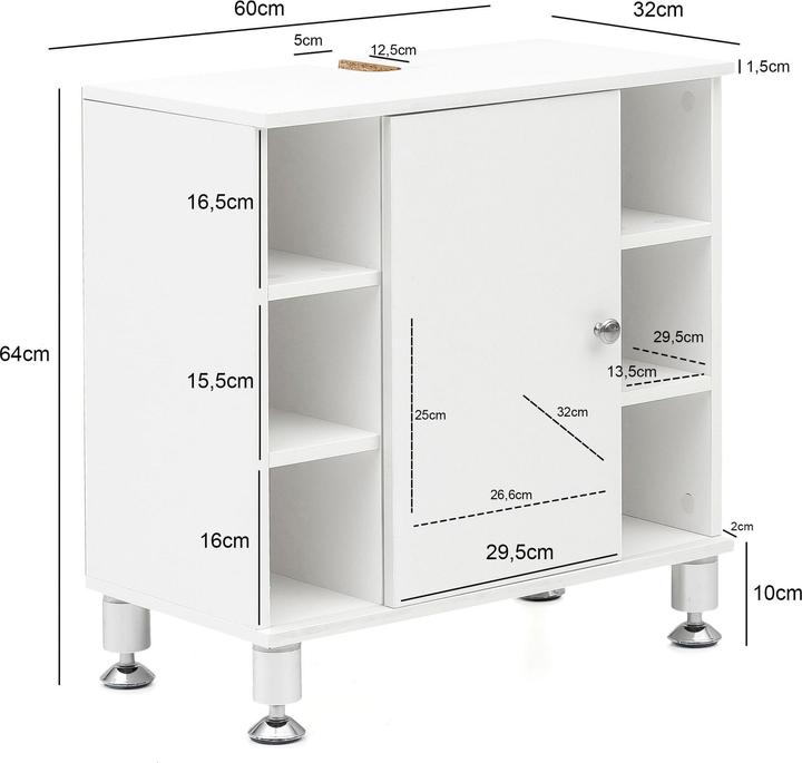 Actual product image Wohnling Pam (60 x 32 x 64 cm)