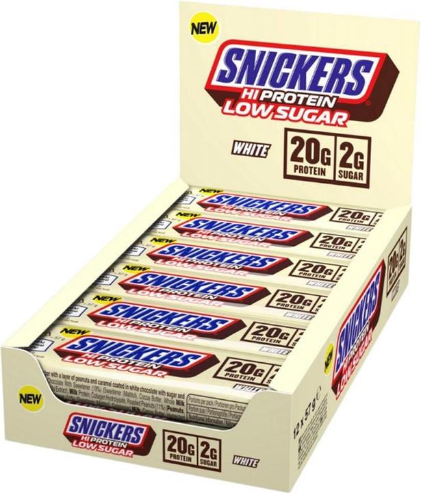Snickers Barretta Hi Protein Low Sugar (Cioccolato bianco, 12 pz., 570 g)