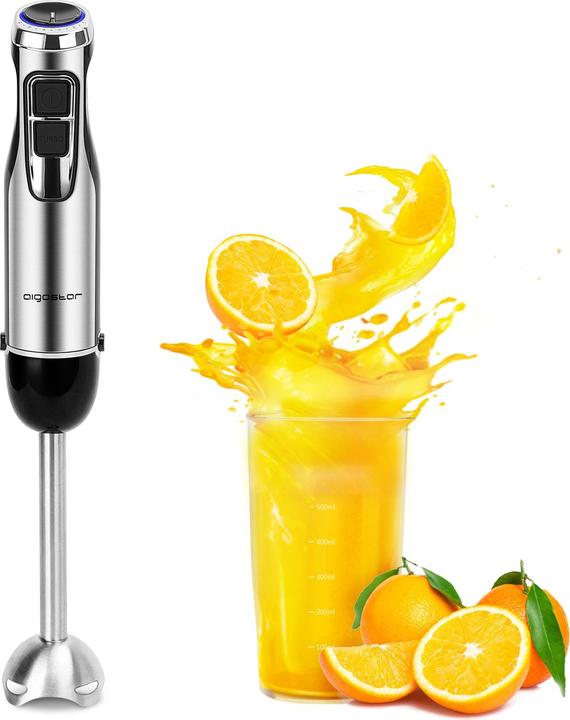 Produktbild Aigostar 1000W Hand Blender Stainless Steel Silvery and Black VDE / Mixmaster