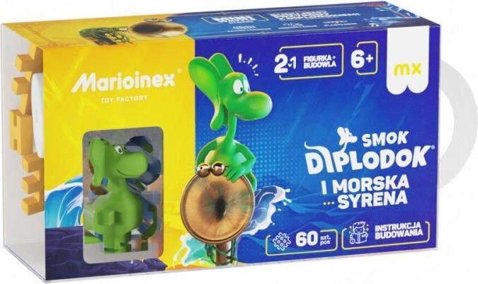 Actual product image Marioinex Mini-Waffel 60 Stück Diplodocus Drache und Meeresnixe