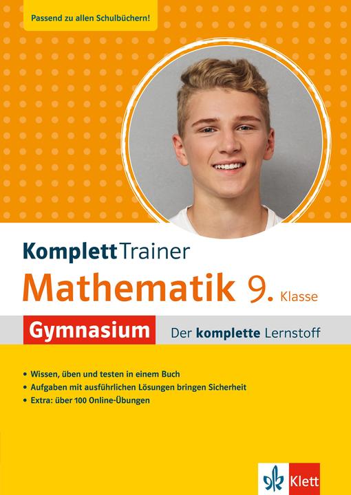 Produktbild KomplettTrainer Gymnasium Mathematik 9. Klasse (Deutsch, Hans/Homrighausen, Borucki, Heike/Sandmann, Rüdigerua, 2022)
