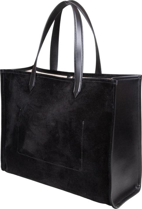 Produktbild Balmain b-army medium suede shopper bag with logo color black