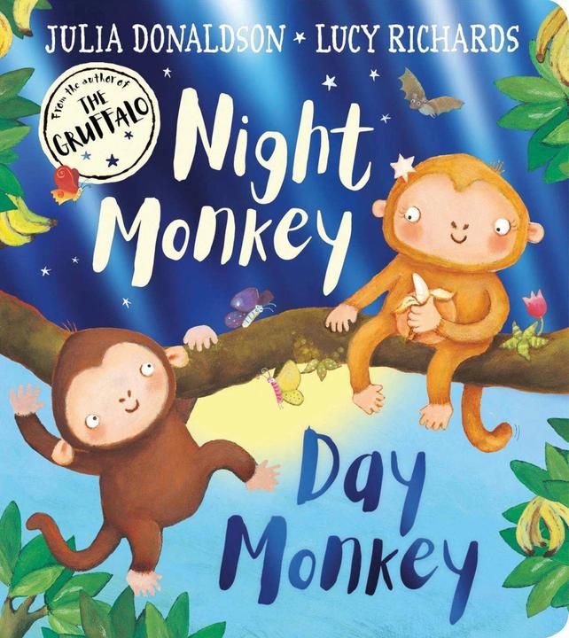 Produktbild Night Monkey, Day Monkey (Englisch, Julia Donaldson, Lucy Richards, 2021)