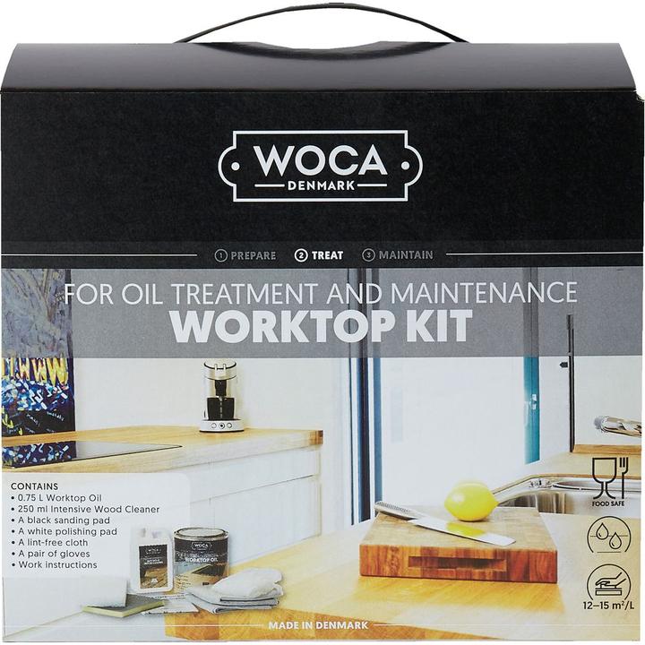 Produktbild Woca Arbeitsplattenset (Natur, 0.10 l)