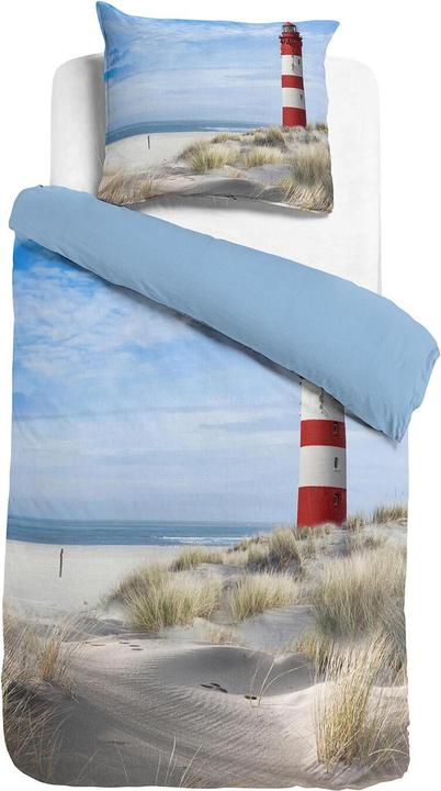 Image du produit Traumschlaf Bettwäsche Leuchtturm (Set de linge de lit, 155x220 cm + 80x80 cm)