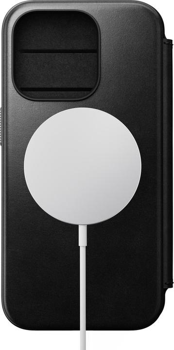 Image du produit Nomad Modern Horween Leather Folio iPhone 15 Pro noir (Apple iPhone 15 Pro)