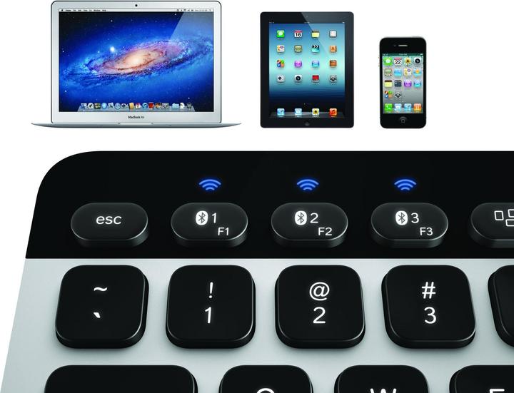 Image du produit Logitech Clavier Easy-Switch K811 (CH, Sans fil)