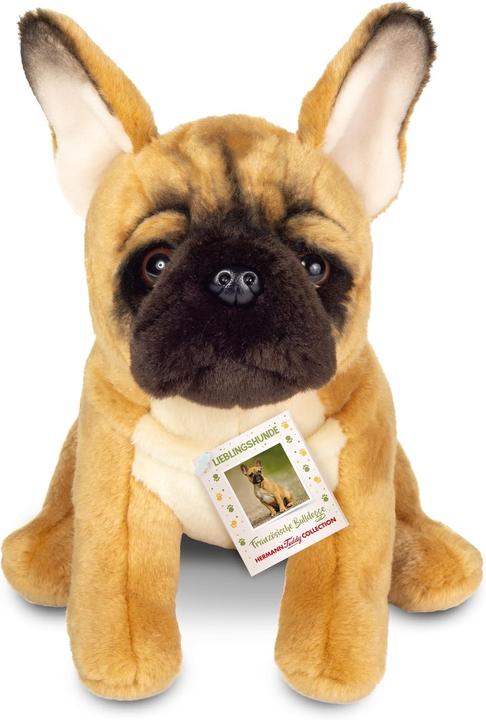 Immagine prodotto Teddy Hermann 919872 - Bulldog francese, peluche del cane preferito, 27 cm (22 cm)