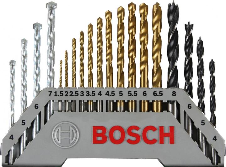 Produktbild Bosch Zubehör X-Line-Titanium Bohrer- und Schrauber-Set, 30-teilig (5.5 mm, 6 mm, 6.5 mm, 7 mm, 8 mm, 2.5 mm, 3 mm, 3.5 mm, 4 mm, 4.5 mm, 5 mm, 1.5 mm, 2 mm)