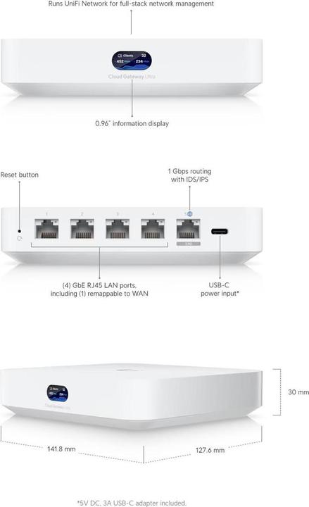 Image du produit Ubiquiti Passerelle Cloud Ultra