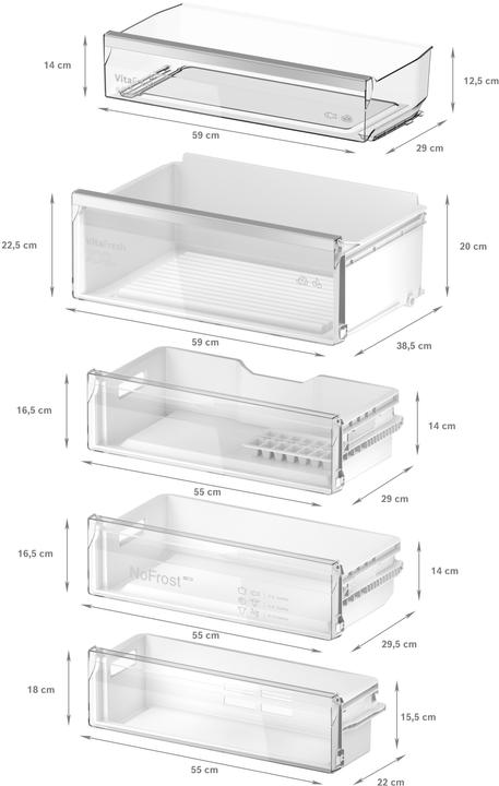 Image du produit Bosch Hausgeräte KBN96VFE0 (383 l)