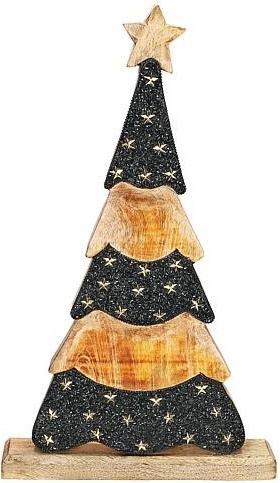 Riffelmacher & Weinberger Baum schwarzgold 31x51cm 74573